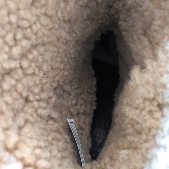 UGG Lynnea Brown Suade Wood heel Clog Boots Buckle Booties Size 7 In - Picture 12 of 13